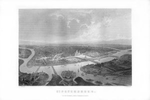 Sint-Petersburg, noordwest Rusland, 1893 door Samuel Bradshaw