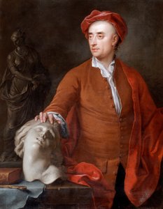 Portret van John Michael Rysbrack, vermoedelijk, 18e eeuw