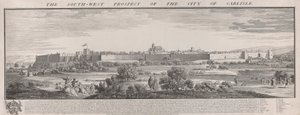 Z.W. uitzicht op Carlisle door Samuel Buck