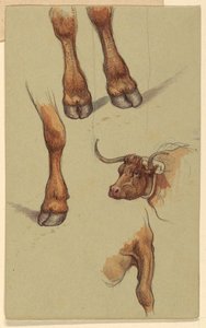 Tekening, Schetsen van Narragensett, Rhode Island, 1871 door Samuel Colman
