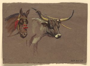 Tekenen, Studies uit Italië, 1872-73 door Samuel Colman