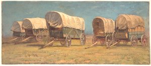 Studie van overdekte wagens