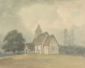 Kerk met Houten Klokkentoren - een van drie versies