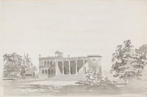 Groot Gebouw met een Colonnade
