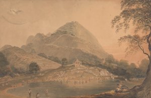 Het Jaarlijkse Resort van Hindoos naar Mundar Hill bij Bhagulpore [Bhagalpur]