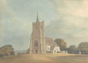 De kerk in Knebworth Park