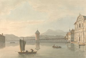 Zicht op Luzern: Het Jezuïetencollege