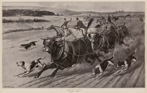 Bravo Toro! (litho) door Samuel Edmund (after) Waller