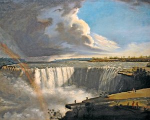 Niagara Falls vanaf Table Rock, 1835