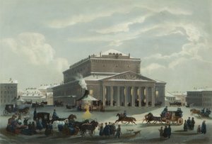 Het Sint-Petersburgs Keizerlijk Bolsjoj Kamenny Theater door Samuel Friedrich Diez