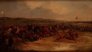 De Grand National door Samuel Henry Alken