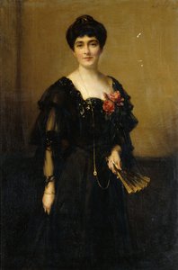 Portret van Mevrouw Frederick Ashton Johnson door Samuel Henry William Llewelyn