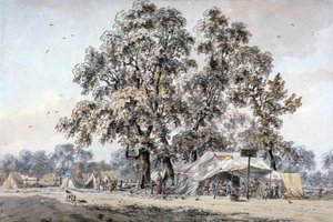 Legerkamp in Hyde Park, Londen