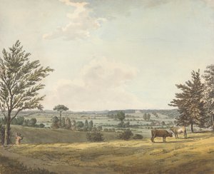 Englefield House, Berkshire door Samuel Hieronymus Grimm