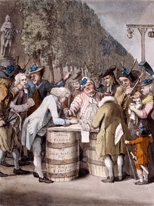 The Middlesex election door Samuel Hieronymus Grimm