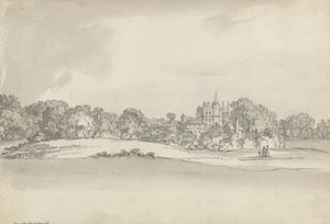 Vanbrugh Kasteel, Greenwich door Samuel Hieronymus Grimm