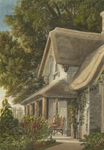 De lodge bij Broomwell House, ca. 1824 door Samuel Jackson