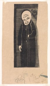 Kale man door Samuel Jessurun de Mesquita (signed by artist)