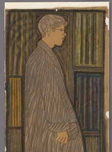 Staande jongen ten voeten uit door Samuel Jessurun de Mesquita (signed by artist)