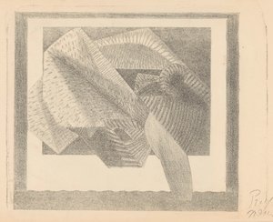 Geabstraheerde vogel door Samuel Jessurun de Mesquita
