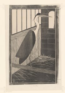 Reuzenreiger door Samuel Jessurun de Mesquita