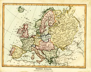 Modern Europa door Samuel John Neele