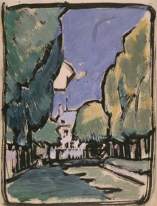 Landschap door Samuel John Peploe