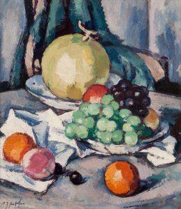 Gemengd Fruit - Meloen, Druiven en Appels, c.1926