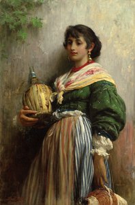 Rosa Siega, 1876 door Samuel Luke Fildes