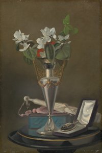 Stilleven met Waaier en Hanger door Samuel Marsdon Brookes