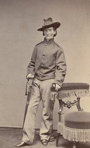 Frances Clayton,ca. 1865 (foto) door Samuel Masury