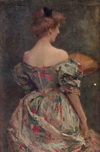 De Gebloemde Jurk, 19e eeuw door Samuel Melton Fisher