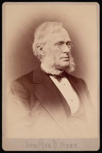Portret van George Frisbie Hoar door Samuel Montague Fassett