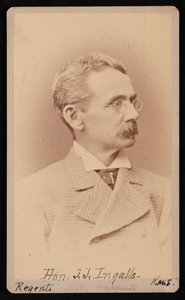 Portret van John James Ingalls
