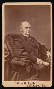 Portret van John Wells Foster 1815-1873, tussen 1872 en 1873