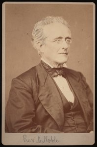 Portret van Rev. Mason Noble 1809-1881, tussen 1876 en 1880