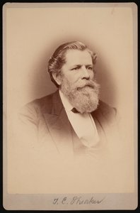 Portret van Thomas Clarke Theaker 1812-1883, tussen 1876 en 1880