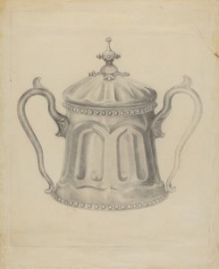 Pewter Suikerpot