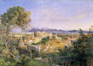 Een uitzicht op het oude Rome, 1838 door Samuel Palmer