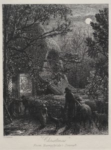 Kerstmis Het Laatste Schaap Vouwen, 1850