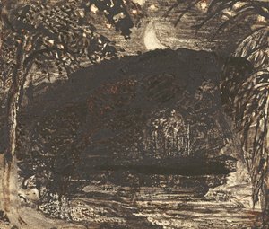 Maanopkomst door Samuel Palmer