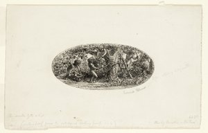 Dikke Bacchus door Samuel Palmer