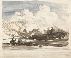 De Heldere Wolk door Samuel Palmer