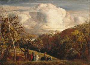 De Heldere Wolk door Samuel Palmer