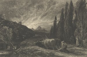 De Vroege Ploeger, of De Ochtend Verspreid Over de Bergen, voor 1861