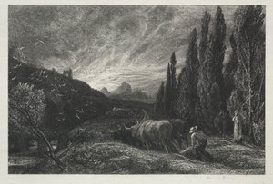 De Vroege Ploeger door Samuel Palmer