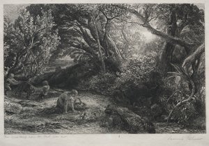 De ochtend van het leven door Samuel Palmer