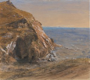 De rotsverschuiving bij Boscastle door Samuel Palmer
