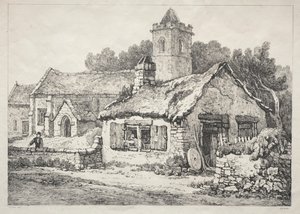 Een Serie Oude Gebouwen en Landelijke Huisjes in het Noorden van Engeland: Ayton door Samuel Prout