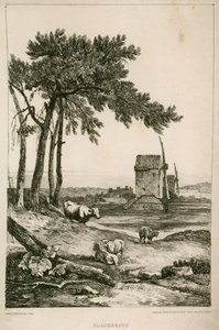 Blackheath, Londen door Samuel Prout